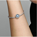 Charm Sterling silver 925 Disney Ice Kingdom, Frozen winter crystal, bead for bracelet