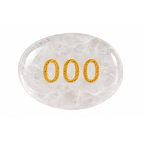 Wish Stone 000 made of natural crystal 35 × 45 mm – a new beginning, endless possibilities, and pure intention
