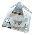 Glass Pyramid clear, Taurus zodiac sign