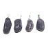 Lepidolite Troml pendant natural stone M, approx. 2,5 - 4 cm, amulet of athletes