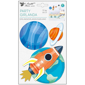 Paper garland Universe 15 x 25 cm