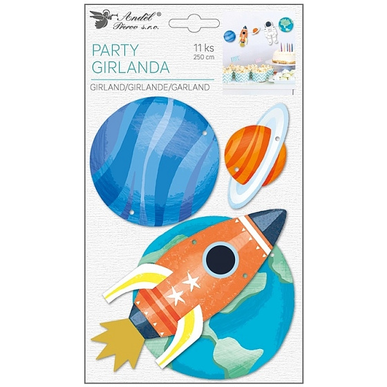 Paper garland Universe 15 x 25 cm