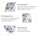Sterling silver 925 Blossoming nature, nature bracelet bead