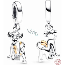 Charm Sterling silver 925 Disney 100. anniversary, Lion King - Simba, pendant for bracelet Charm Sterling silver 925 Disney 100. anniversary, Lion King - Simba, pendant for bracelet