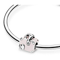 Sterling silver 925 Travel suitcase, travel bracelet bead