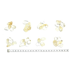 Citrine natural stone, size S 5 pieces, stone of abundance, success