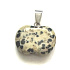 Jasper Dalmatian Apple of Knowledge pendant natural stone 1,5 cm, stone of positive energy