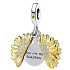 Charm Sterling silver 925 Blossoming sunflower gold plated with inscription - You are my sunshine, openable bracelet pendant love