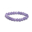 Angelit purple bracelet elastic natural stone, ball 8 mm / 16 -17 cm, peace stone