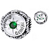 Charm Sterling silver 925 Zodiac sign, cubic zirconia Gemini, bead for bracelet