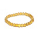 Citrine bracelet elastic natural stone, ball 6 mm / 16 - 17 cm, stone of abundance, success