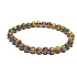Tiger eye bracelet elastic natural stone, ball 6 mm / 16 - 17 cm, stone of the sun and earth, brings luck and wealth