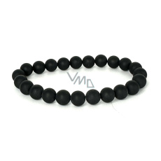 Tourmaline black facet bracelet elastic natural stone, ball 6 mm / 16 - 17 cm, guardian of good mood Tourmaline black facet bracelet elastic natural stone, ball 6 mm / 16 - 17 cm, guardian of good mood
