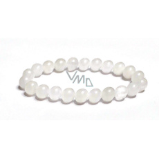 Quartz white bracelet elastic natural stone, bead 8 mm / 16-17 cm, the most perfect healer Quartz white bracelet elastic natural stone, bead 8 mm / 16-17 cm, the most perfect healer
