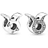 Charm Sterling silver 925 Zodiac sign Sparkling Bull, bead for bracelet