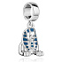 Charm Sterling silver 925 Egyptian Sphinx, travel bracelet pendant