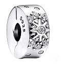 Charm Sterling silver 925 Beauty of the heavens, sun/moon, with cubic zirconia stopper, clip bead on universe bracelet