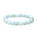 Aquamarine bracelet elastic natural stone, bead 9 mm / 16-17 cm, AAA sailor stone, healing power of the ocean