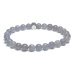 Tanzanite bracelet elastic natural stone, ball 6 mm / 16 - 17 cm