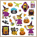 Halloween stickers 40 pieces 10,5 x 18 cm