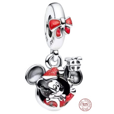 Charm Sterling silver 925 Disney Christmas, bracelet pendant