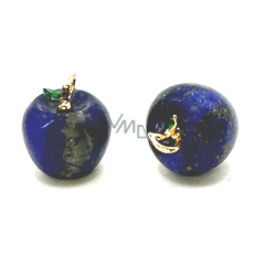 Lapis Lazuli Amethyst Apple of Knowledge pendant, natural stone 2,7 x 15 mm, stone of harmony Lapis Lazuli Amethyst Apple of Knowledge pendant, natural stone 2,7 x 15 mm, stone of harmony