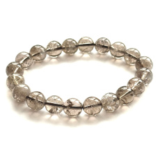 Azeztulite chestnut Asai bracelet 10 - 11mm / 16 - 17 cm, high frequency energy Azeztulite chestnut Asai bracelet 10 - 11mm / 16 - 17 cm, high frequency energy