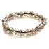 Azeztulite chestnut Asai bracelet 10 - 11mm / 16 - 17 cm, high frequency energy