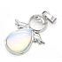 Opalite Angel guardian pendant synthetic stone 3,5 x 2,5 mm, stone of wishes and hope