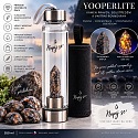 Napij se® truth crystal glass water bottle – Yooperlite fluorescent point | 550 ml