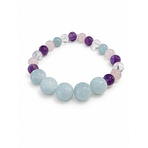 Bracelet with a story – Friendship, natural minerals, 8 mm bead / wrist 16–18 cm Bracelet with a story – Friendship, natural minerals, 8 mm bead / wrist 16–18 cm