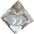 Glass Pyramid clear, Aries zodiac sign