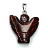 Jasper Angel, angel wings pendant natural stone hand cut 25 x 21 x 5 mm, stone of positive energy