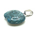 Chrysocolla Apple of Knowledge pendant natural stone 1,5 cm, King Solomon stone