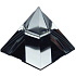 Crystal Glass Smooth Pyramid 40 mm - Paperweight, Gift Box