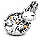 Sterling silver 925 Family heirloom, tree of life 2in1 family bracelet pendant