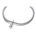 Charm Sterling silver 925 Boxing gloves, pendant on bracelet sport