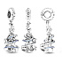 Charm Sterling silver 925 Disney Cinderella - magical moment, pendant for bracelet