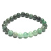 Emerald bracelet elastic natural stone, ball 8 mm / 16 - 17 cm, royal stone