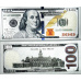 Talisman silver-plated dollar note 100 USD 1