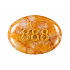 Wish Stone 888 made of natural yellow jasper 35 × 45 mm – abundance, success and prosperity