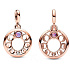 Charm Sterling Silver 925 Moon Phase - Mini Medallion, Bracelet Pendant, Space