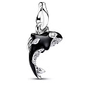 Orca Charm "Free as the Ocean" – a pendant of freedom, strength, and the ocean, for an ocean bracelet