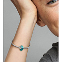 Friends Forever faceted glass charm – bracelet bead, friendship