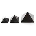 Shungite Pyramid small base diameter 3,5 cm, stone of life