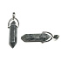 Labradorite pendulum hexagon pendant natural stone 41 x 13 mm, stone of transformation