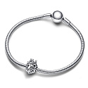 Sterling silver 925 Royal Lion, bead on bracelet symbol