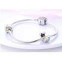 Charm Sterling silver 925 Luminous - Constellation, stopper, clip bead for sign bracelet