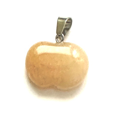 Avanturin Apple of knowledge pendant natural stone 1,5 cm, lucky stone