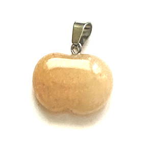 Avanturin Apple of knowledge pendant natural stone 1,5 cm, lucky stone